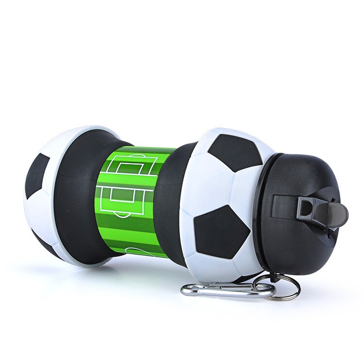 Sport Ball Shaped Folding Water Bottle