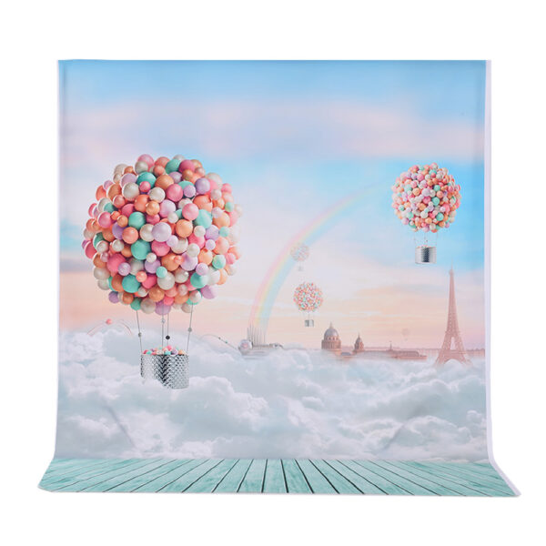 Cartoon Balloons Photography Backdrop