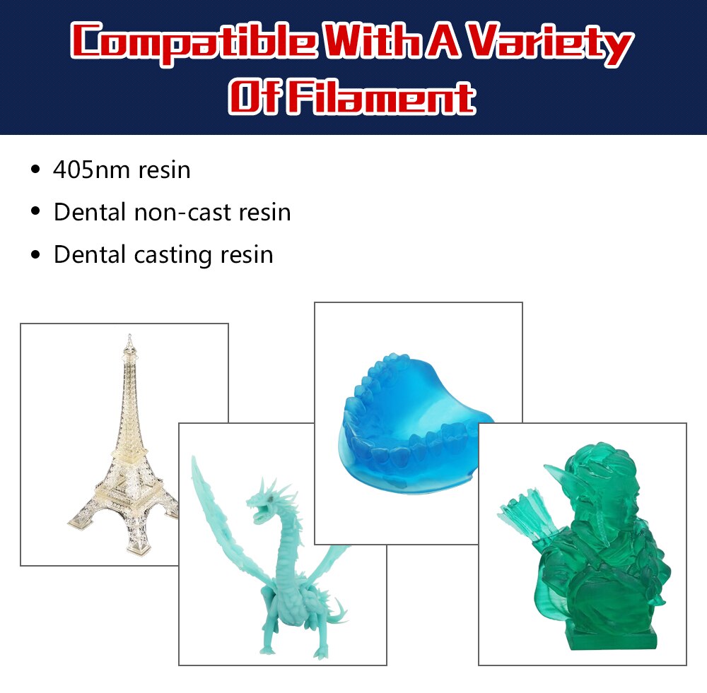 UV LCD Resin 3D Printer with Dual Liner Rail