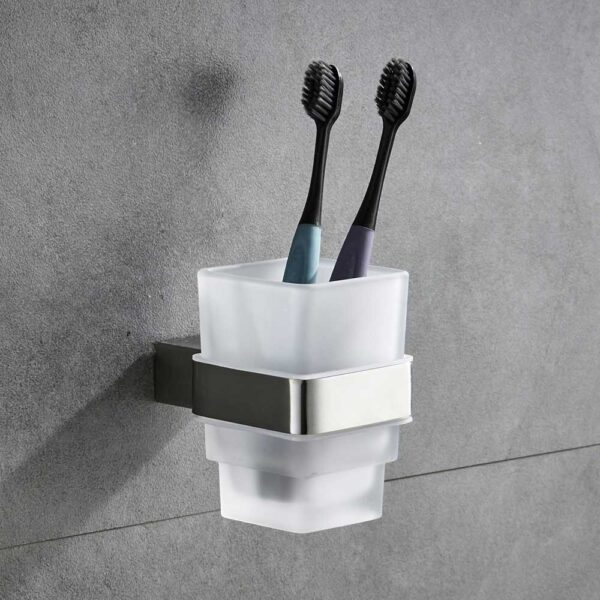 Brushed Nickel Stylish Accessories for Bathroom - Image 6