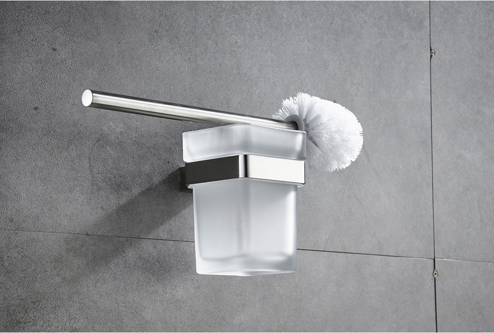 Brushed Nickel Stylish Accessories for Bathroom