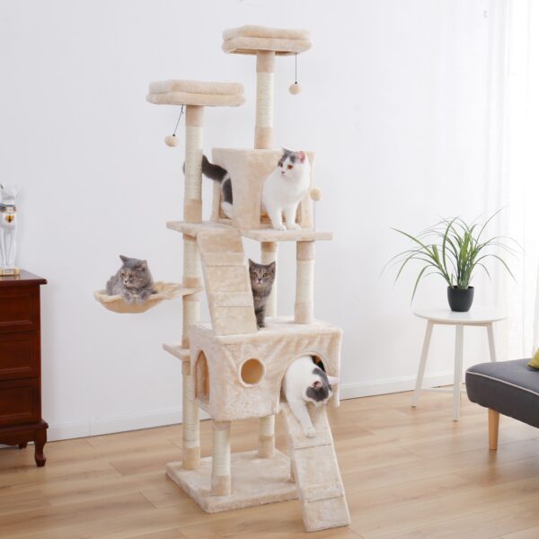 Cat's Plush Tree House - Image 3