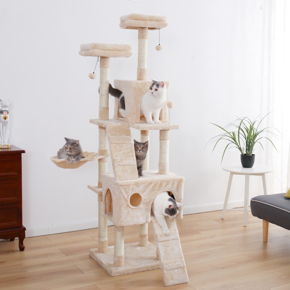 Cat's Plush Tree House