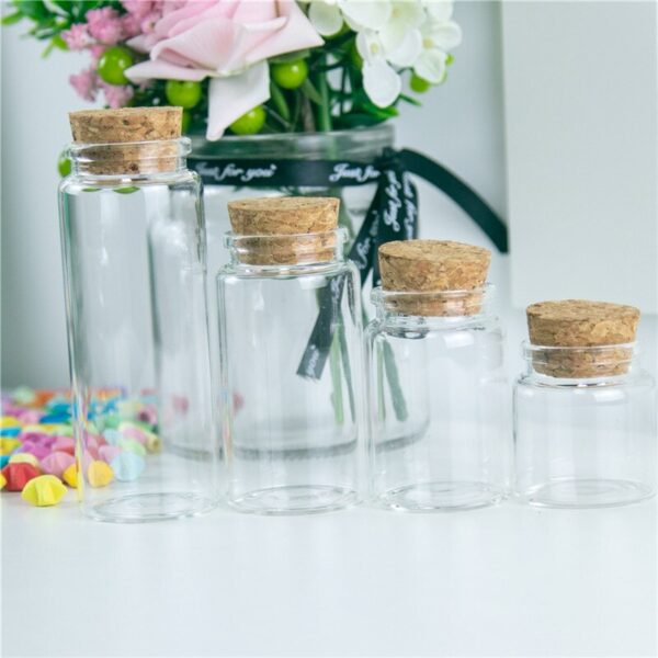 Storage Jar with Cork Lid 48 Pcs Set - Image 6