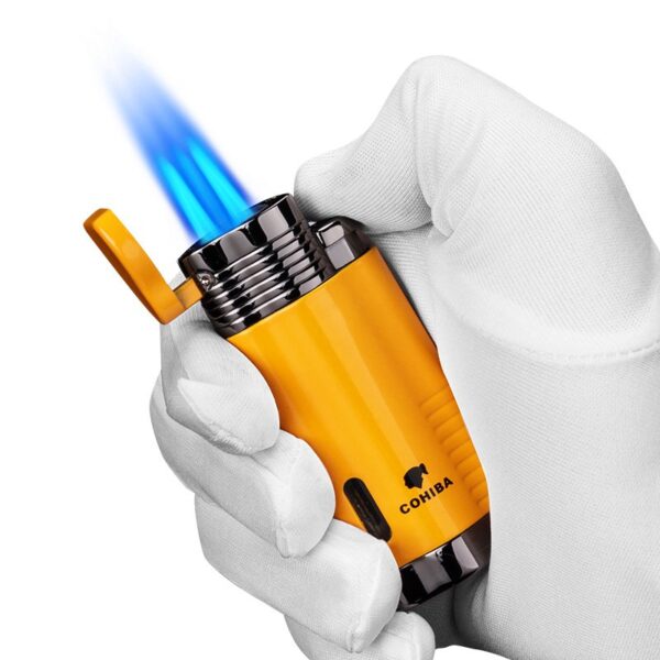 Refillable Metal Cigar Lighter with Cutter - Image 5