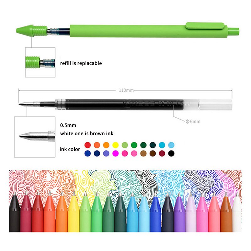 Colorful Gel Pens Set