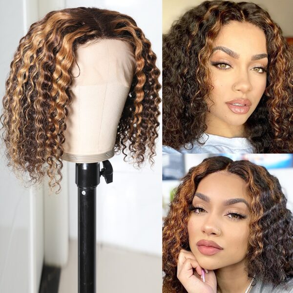 Human Hair Highlight Wig - Image 4