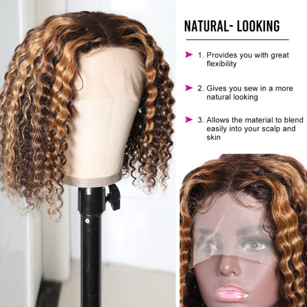 Human Hair Highlight Wig - Image 6