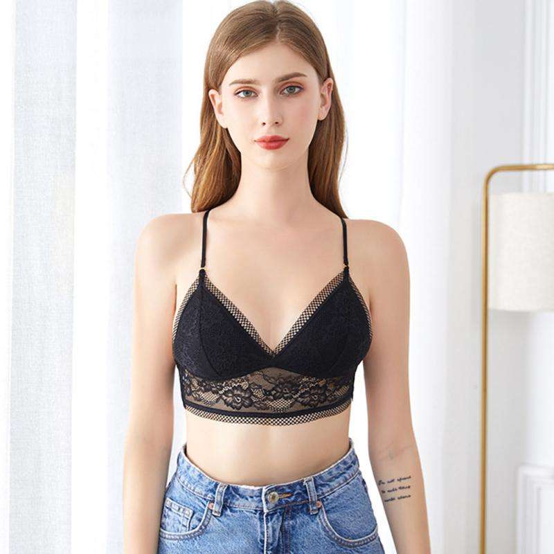 Lace Women's Bra with Low Back