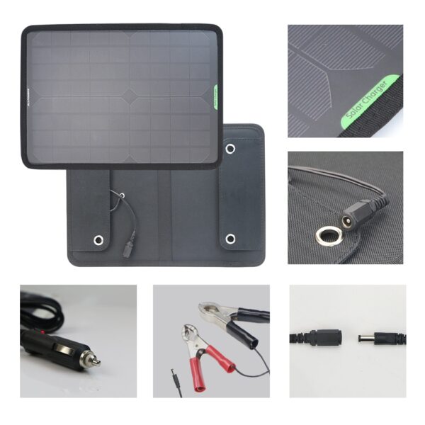 Monocrystalline Silicon Solar Panel Car Charger - Image 4