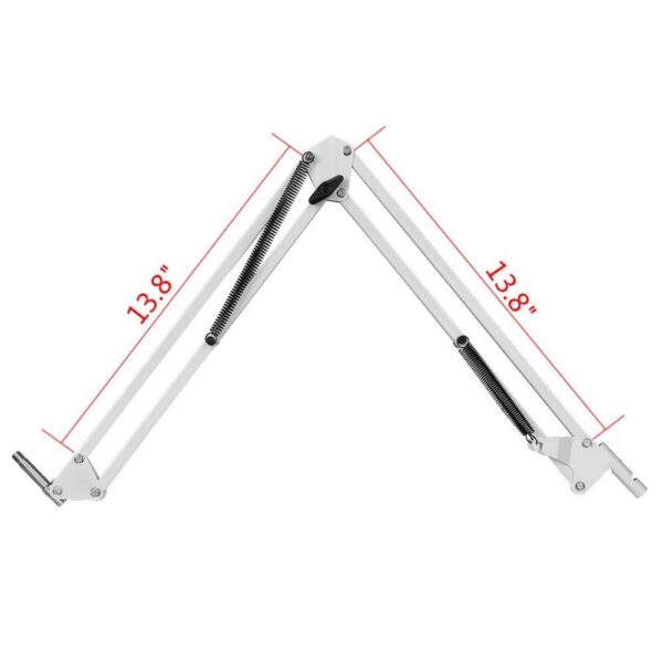 White Microphone Arm Stand - Image 6