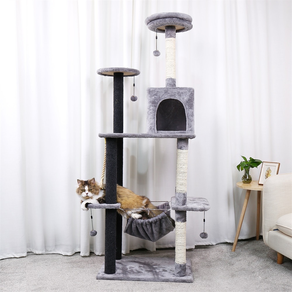 Pet Climbing Frame with Hanging Ball