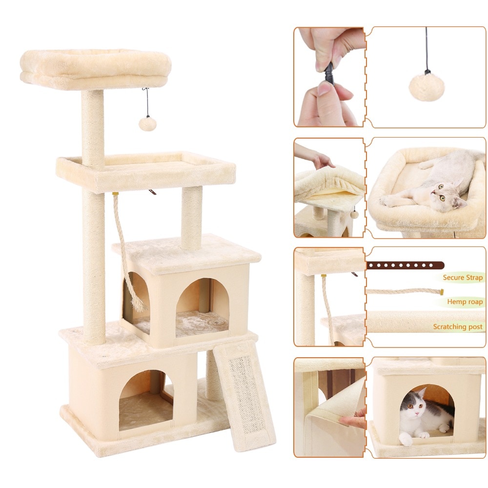 Pet Climbing Frame with Hanging Ball