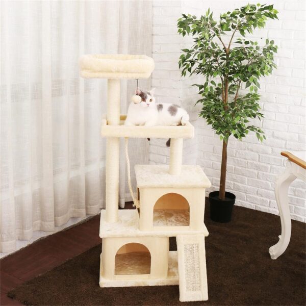 Pet Climbing Frame with Hanging Ball - Image 7