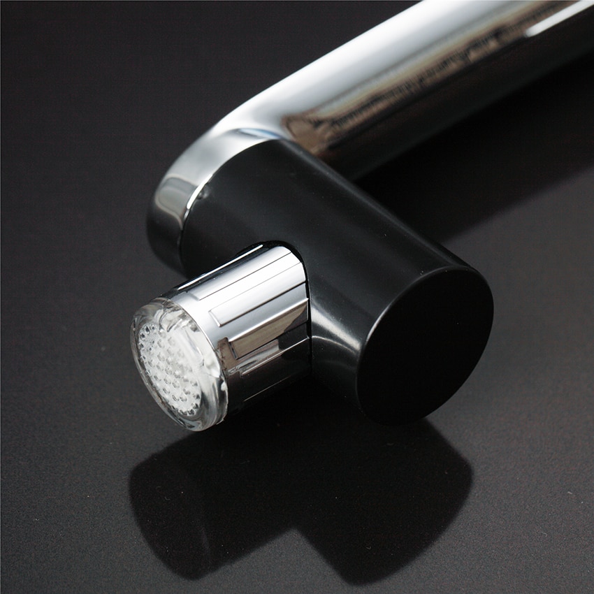 Temperature Sensor LED Bathroom Faucet