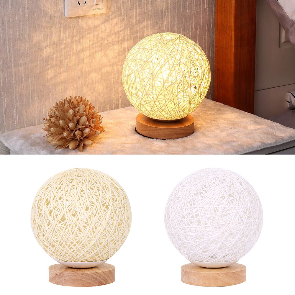 Home Moon Hand-Knitted Lamp