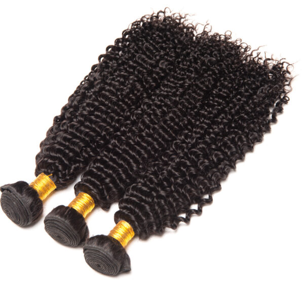 Cute Curly Thick Dark Natural Hair Extension - Image 5