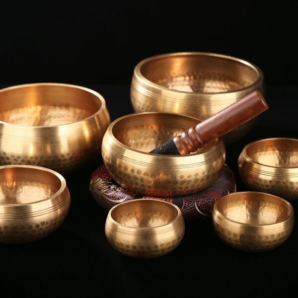 Nepal Handmade Meditation Sound Bowl - Image 4