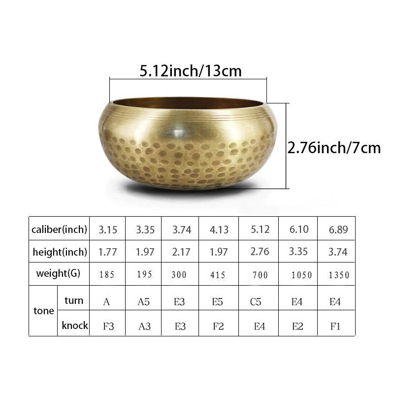 Nepal Handmade Meditation Sound Bowl