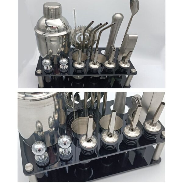 Cocktail Shaker Bar Set 20 Pcs - Image 4