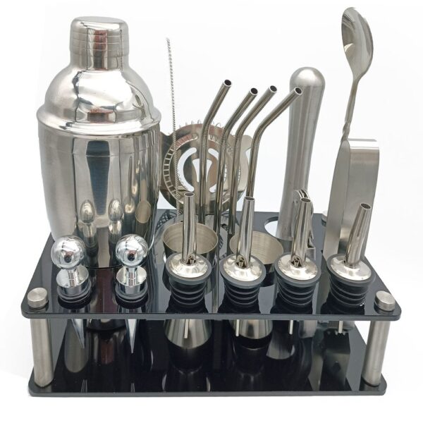 Cocktail Shaker Bar Set 20 Pcs