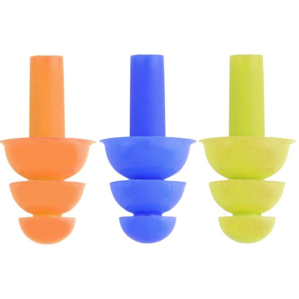 Spiral Shaped Silicone Earplugs - Image 4