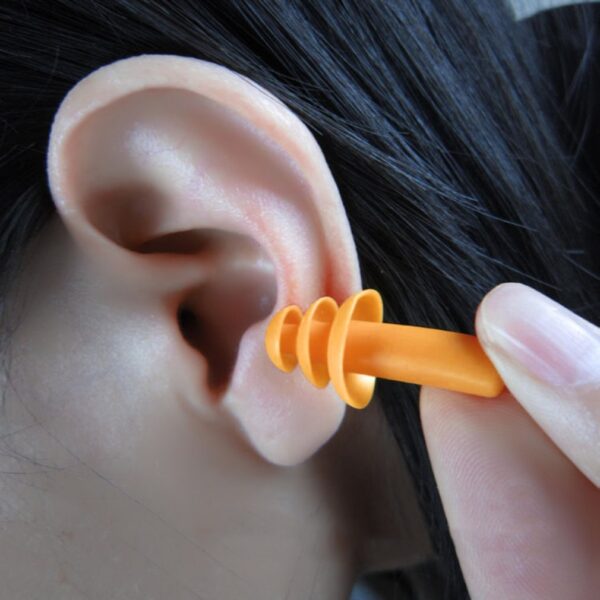 Spiral Shaped Silicone Earplugs - Image 5