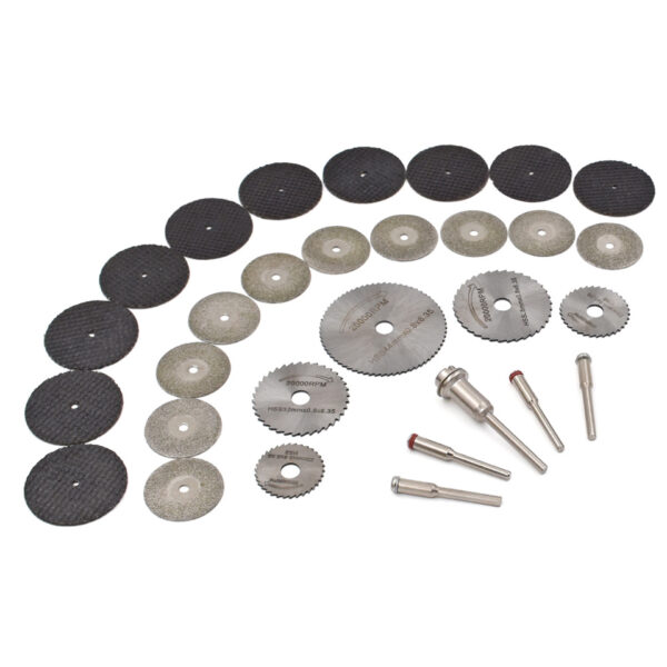 Circular Saw Blades with Mandrel for Rotary Tools