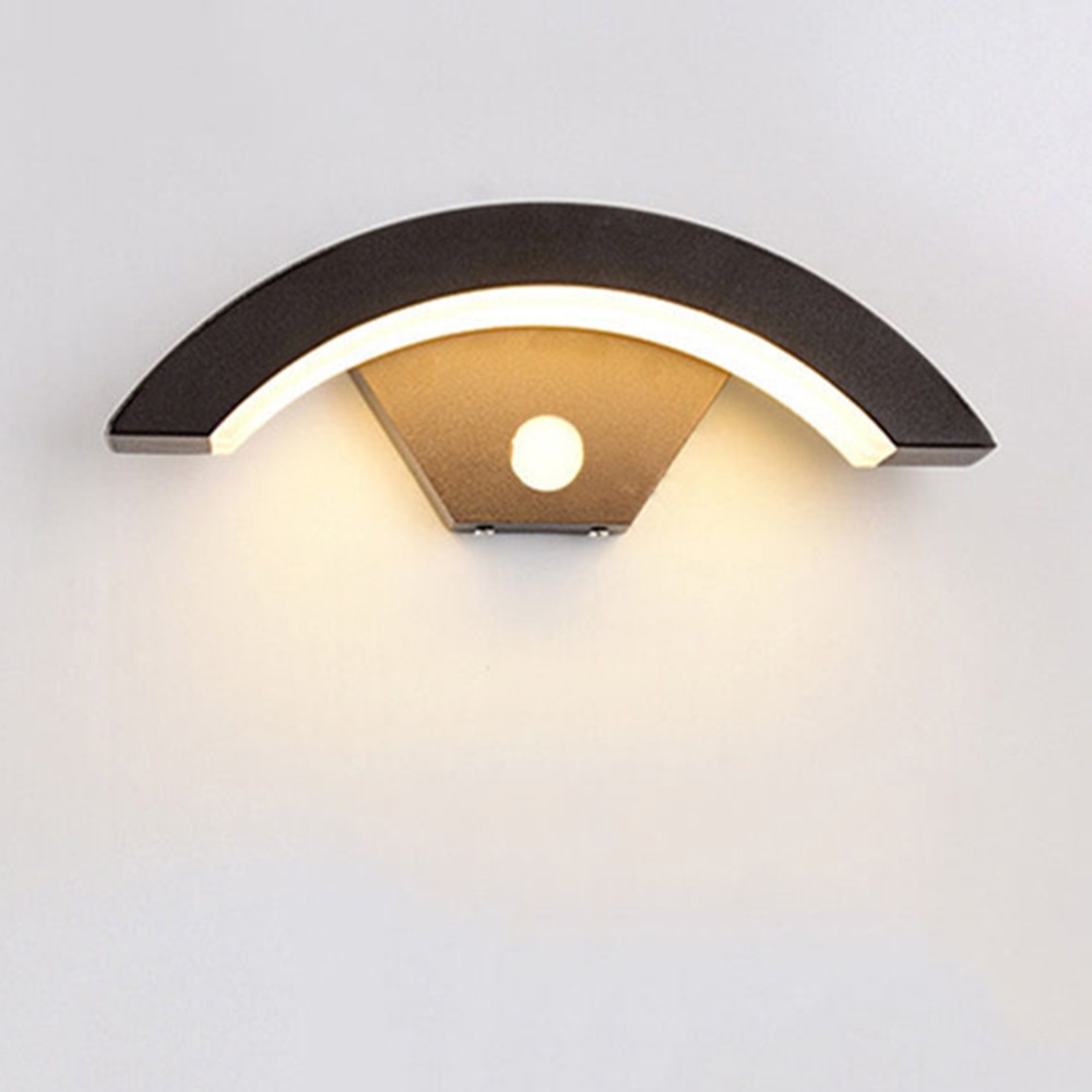 Arc Shaped Outdoor Wall Light