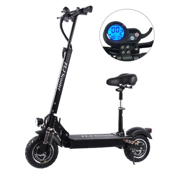 Folding Twin Motor Electric Scooter - Image 4