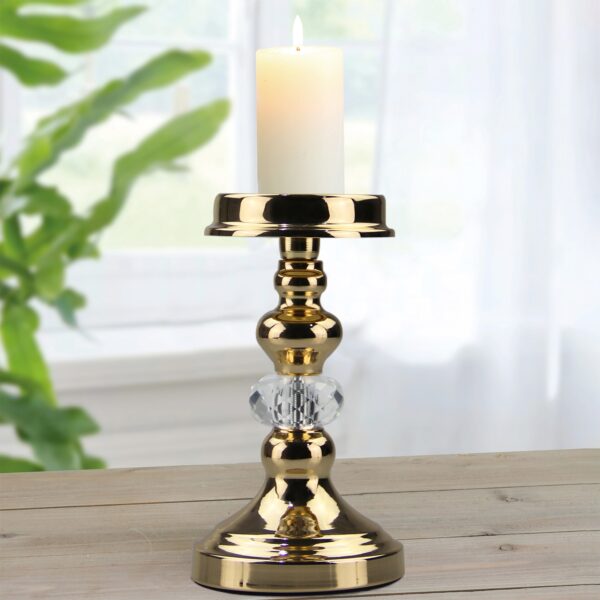 Crystal Patterned Pillar Candle Holder - Image 5