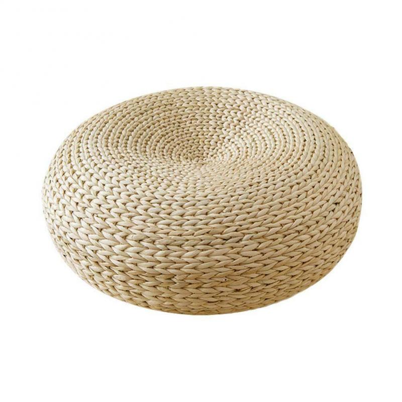 Straw Cushion in Round Shape