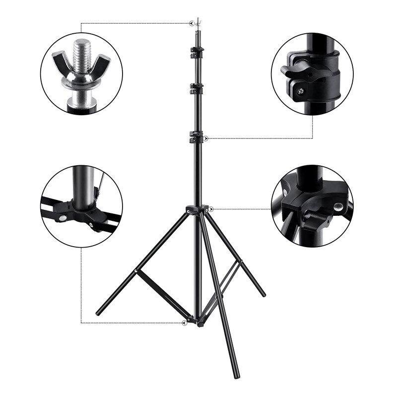 Large Aluminum Backdrop Stand with Bag