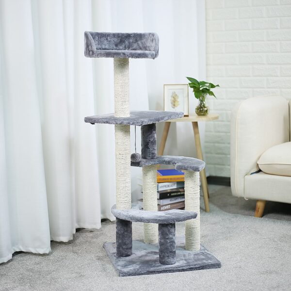 Happy Cat Tree House with Ladder - Image 4