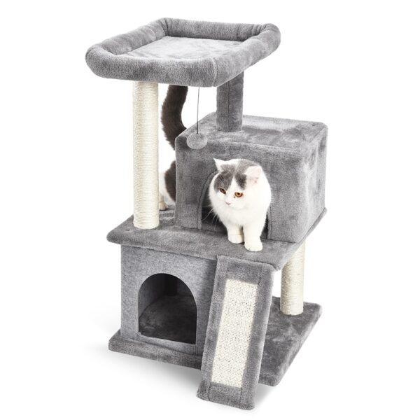 Happy Cat Tree House with Ladder - Image 6