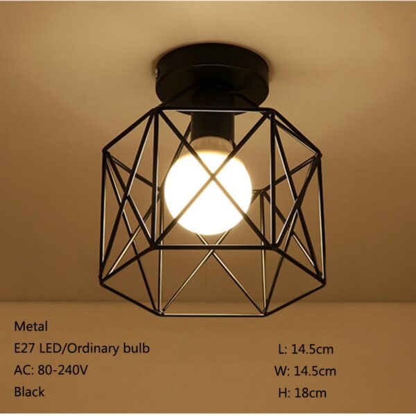 Loft Style LED Ceiling Lamp - Image 6