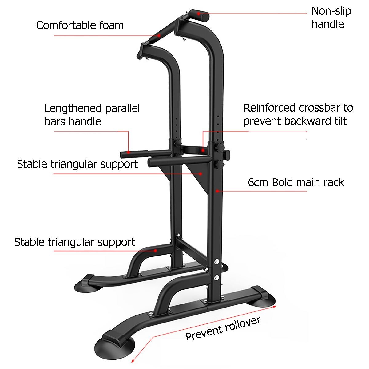 Adjustable Height Pull-Up/Push-Up Bars