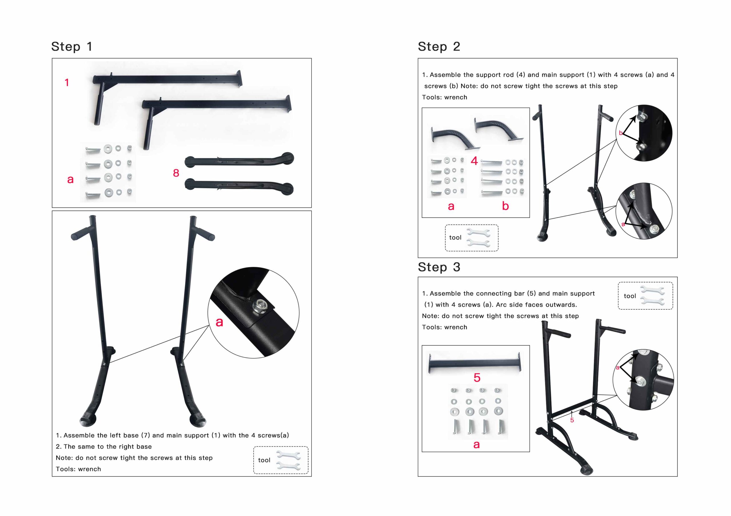 Adjustable Height Pull-Up/Push-Up Bars