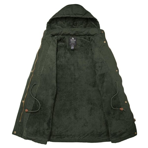 Women's Winter Parka with Removable Hood - Image 4