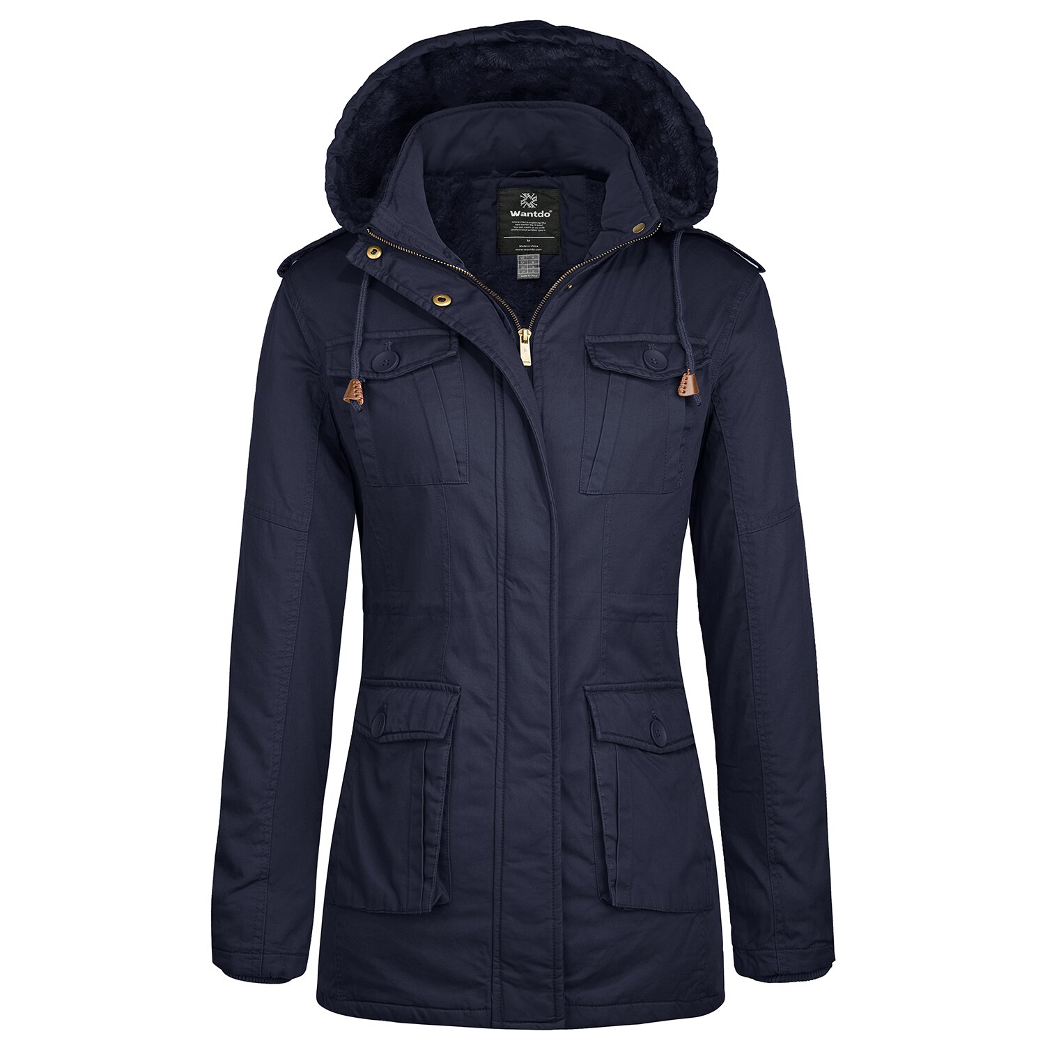 Women's Winter Parka with Removable Hood