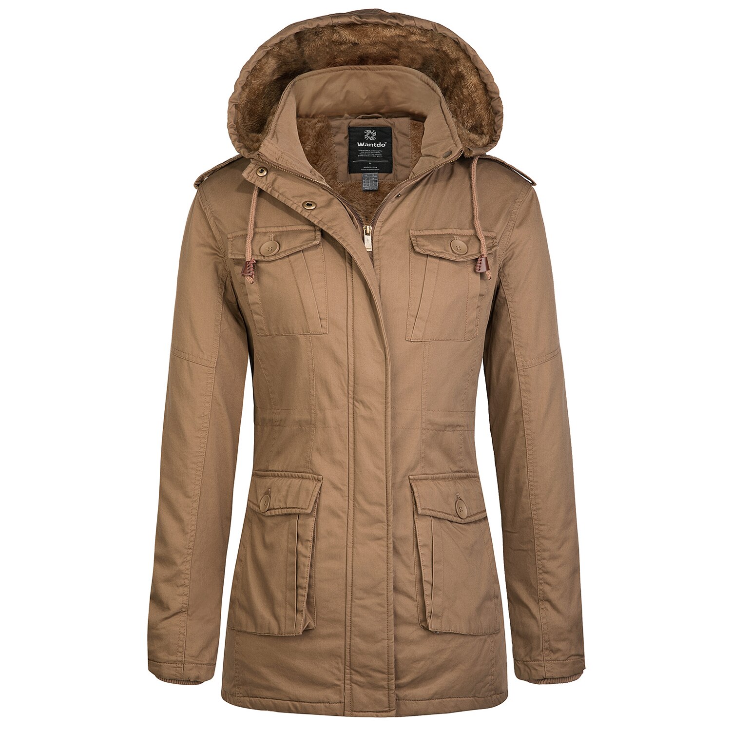 Women's Winter Parka with Removable Hood