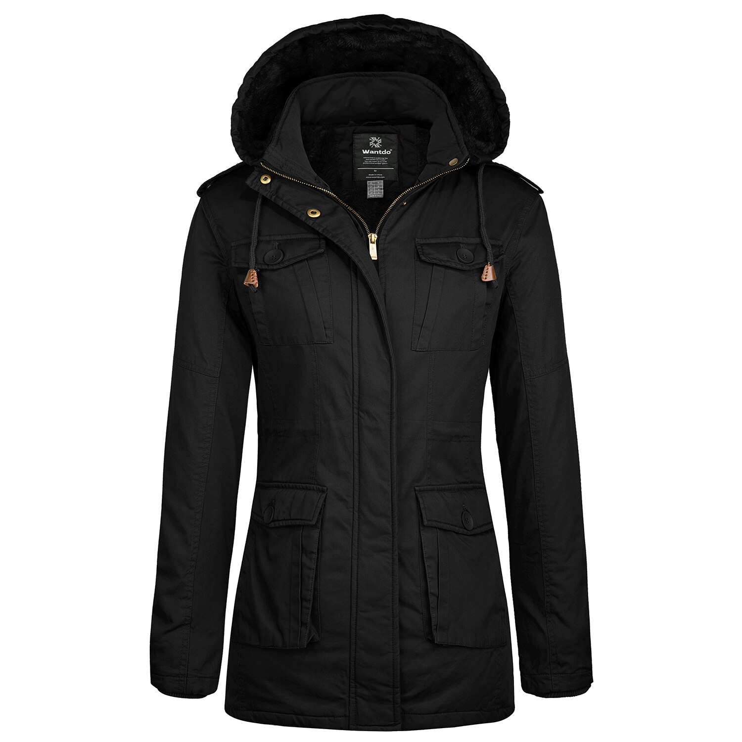 Women's Winter Parka with Removable Hood