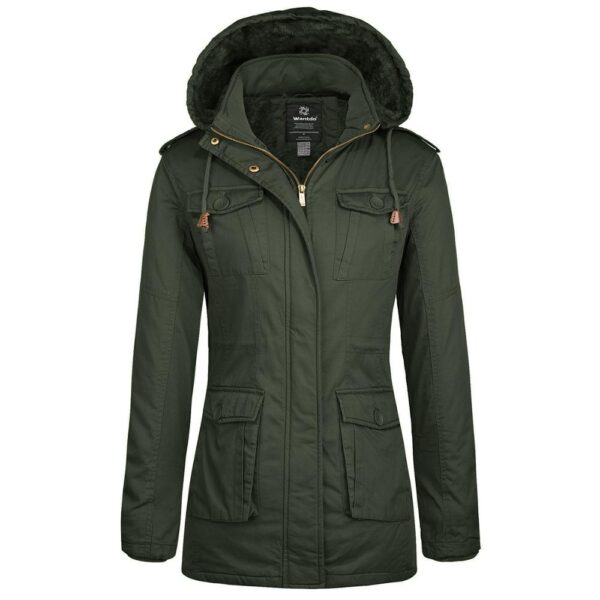 Women's Winter Parka with Removable Hood