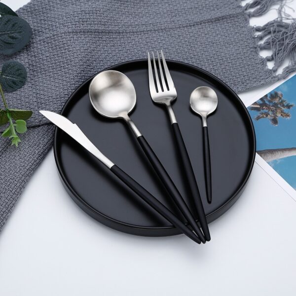 Kitchen Stainless Steel Flatware Set - Image 6