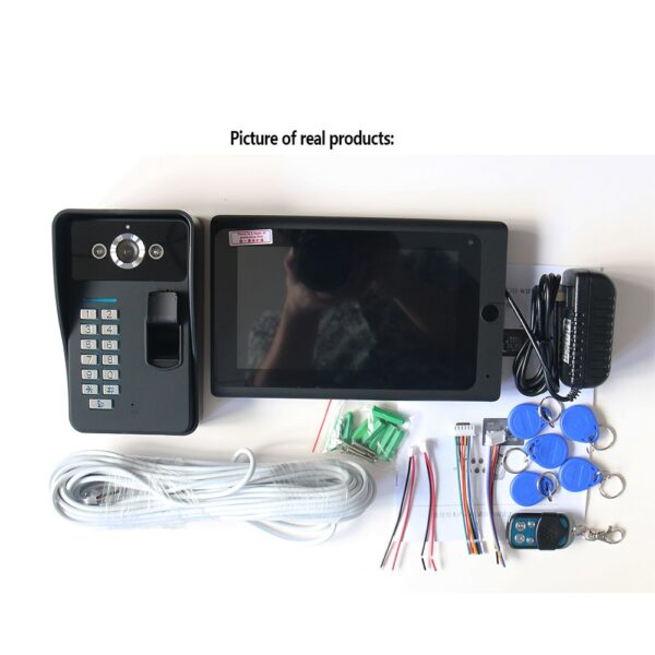 Video Doorbell Intercom System with Fingerprint Recognition - Image 4