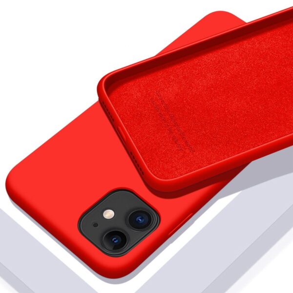 Solid Color Soft Silicone Case for iPhone - Image 4