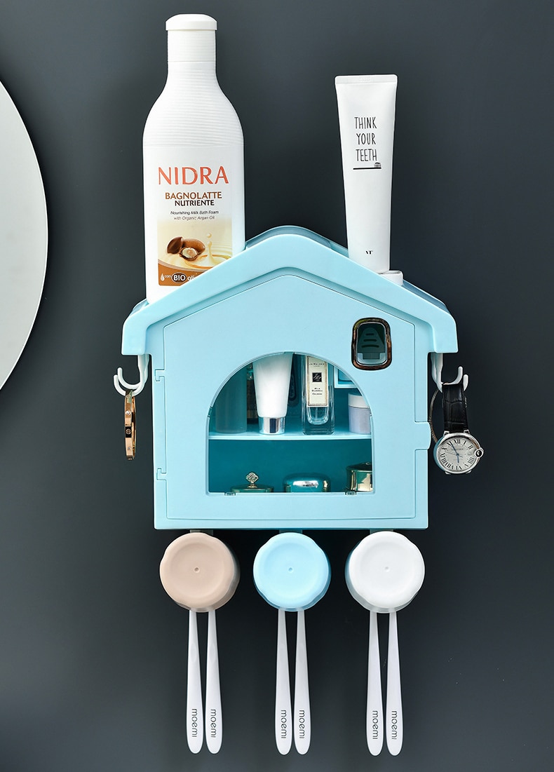 Cozy House Toothbrush Holder