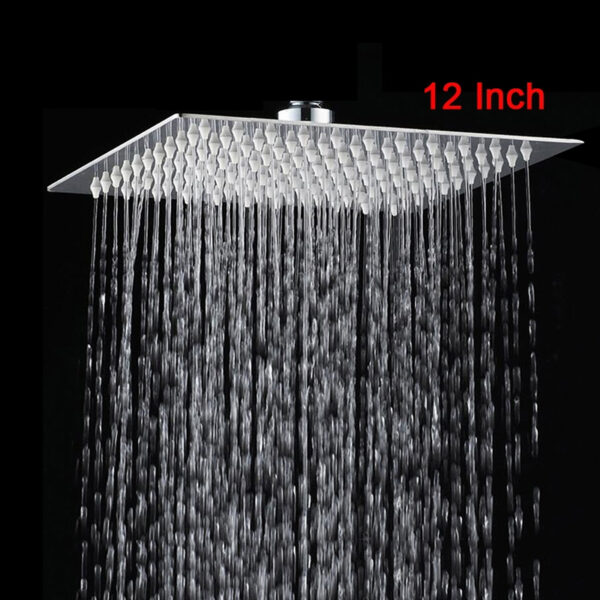 12 inches Square LED Shower Head for Bathroom