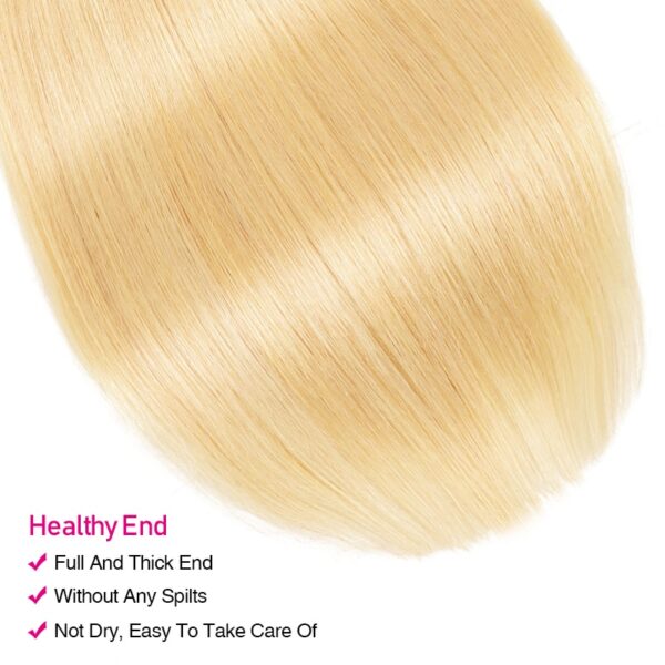 Malaysian Blonde Human Hair Weave - Image 7