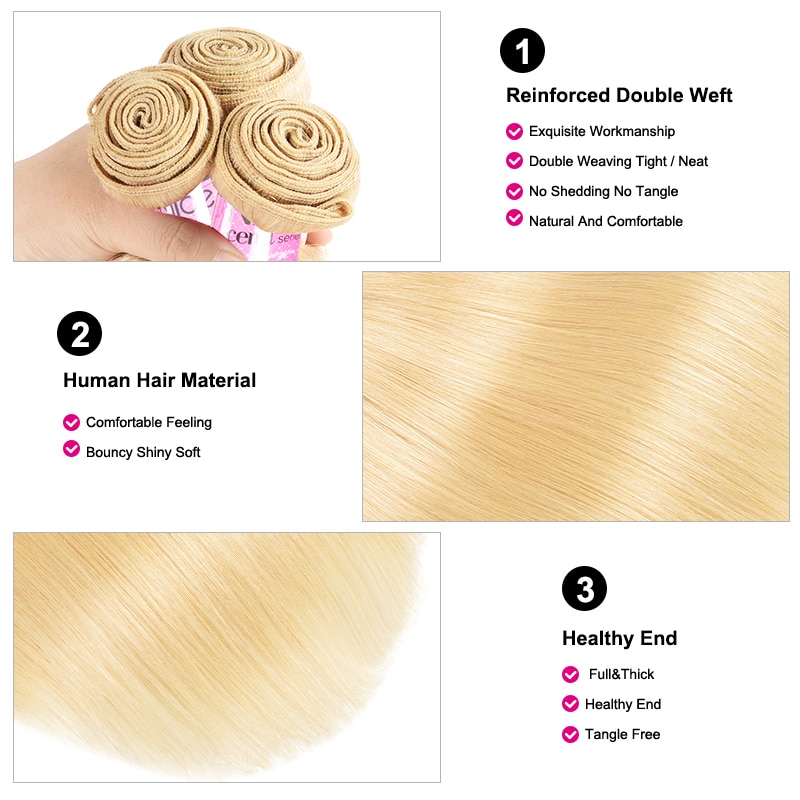 Malaysian Blonde Human Hair Weave